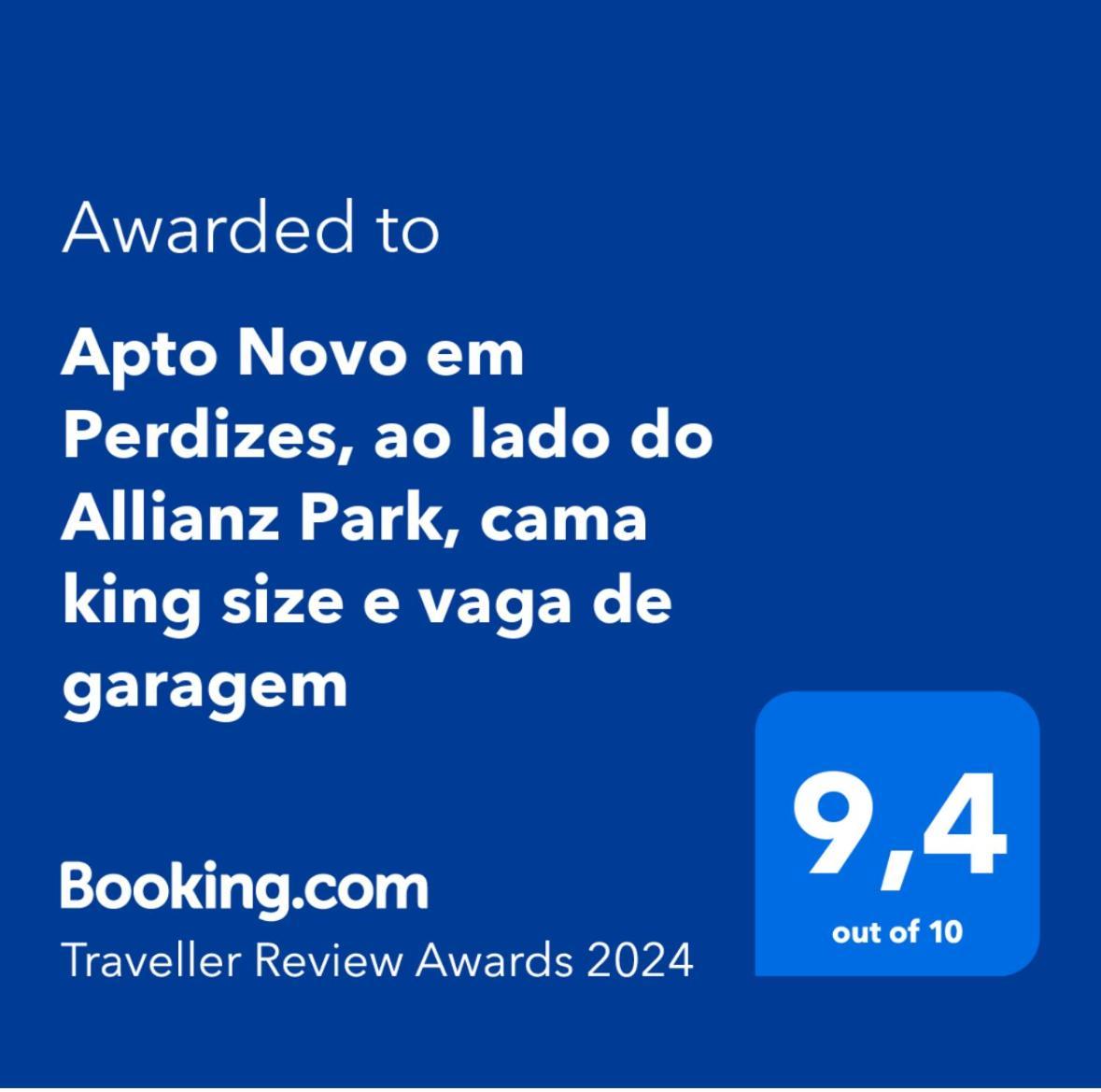 Apto Novo E Confortavel Em Perdizes, Ao Lado Do Allianz Park, Cama King Size São Paulo Kültér fotó